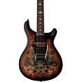 PRS SE Exotic Custom 24-08 Poplar Burl Electric Guitar Charcoal Cherry Midnight BurstCharcoal Cherry Midnight Burst