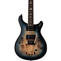 PRS SE Exotic Custom 24-08 Poplar Burl Electric Guitar Charcoal Cherry Midnight BurstLake Blue Midnight Burst