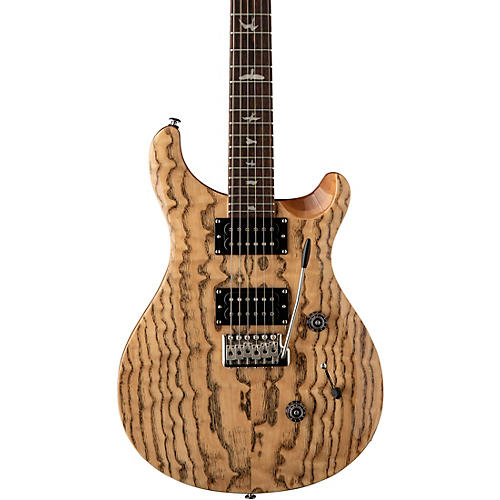 PRS SE Exotic Custom 24 Swamp Ash Burl Electric Guitar Natural