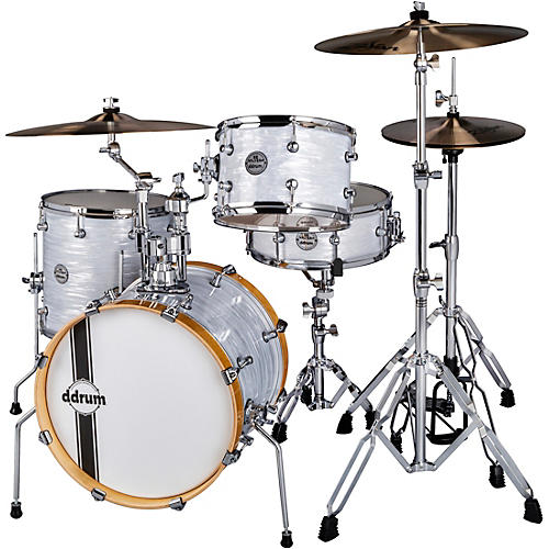 Ddrum SE Flyer 4-Piece Shell Pack White Pearl