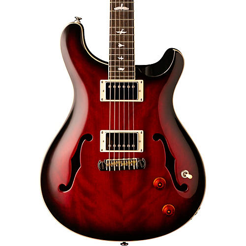 PRS SE Hollowbody Standard Electric Guitar Condition 1 - Mint Fire Red Burst