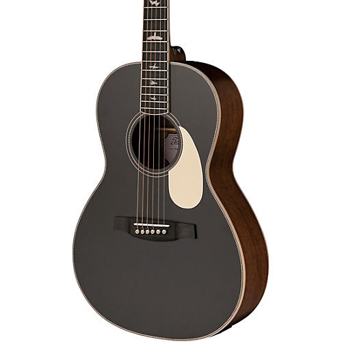 PRS SE P20 Parlor with All Mahogany Construction and Satin Finish Acoustic Guitar Satin BlackTop