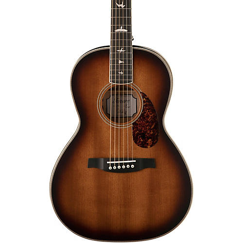 PRS SE P20E Parlor with All-Mahogany Construction Fishman GT1 Pickup System and Satin Finish Acoustic Electric Guitar Tobacco Sunburst