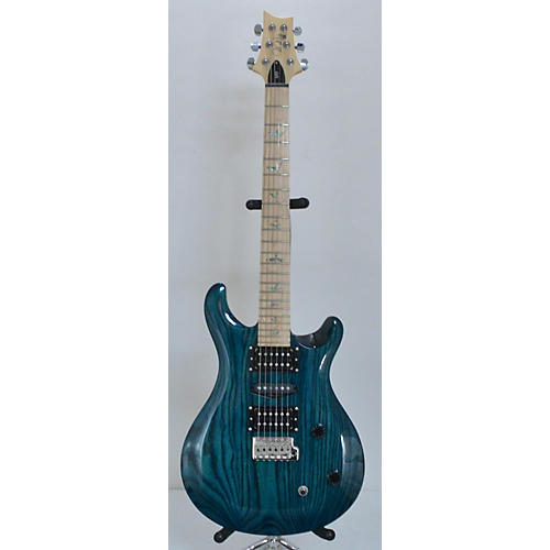 PRS SE SAS Solid Body Electric Guitar Trans Blue