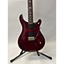 Used PRS SE Standard 24 Solid Body Electric Guitar Wine Red
