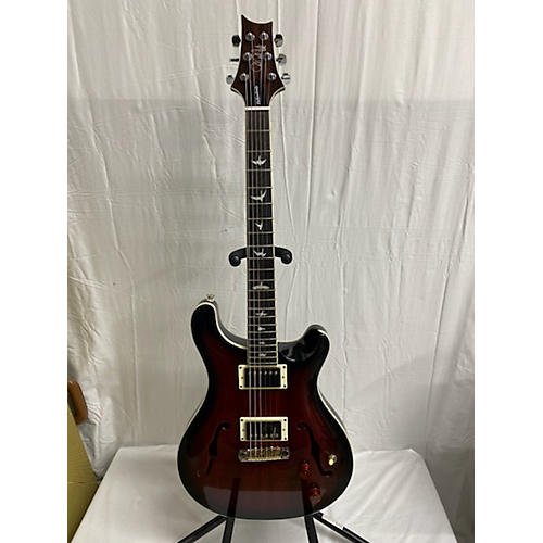 PRS SE Standard Hollow Body Electric Guitar Fire Red Burst