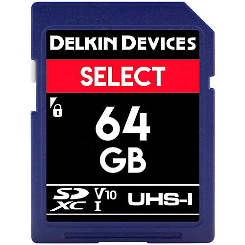 Delkin SELECT SDHC Memory Card 64 GB