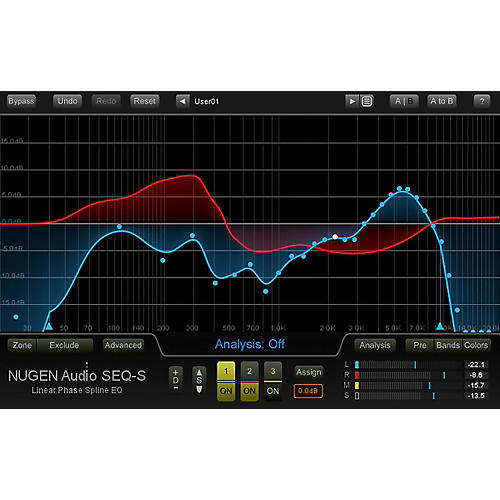 NuGen Audio SEQ-ST Equalizer Plug-in