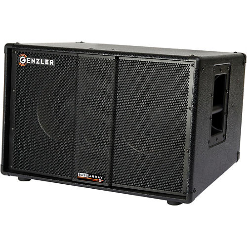 Genzler Amplification SERIES 2 BA2-210-3SLT BASS ARRAY Slant 2x10 Line Array Bass Speaker Cabinet Black