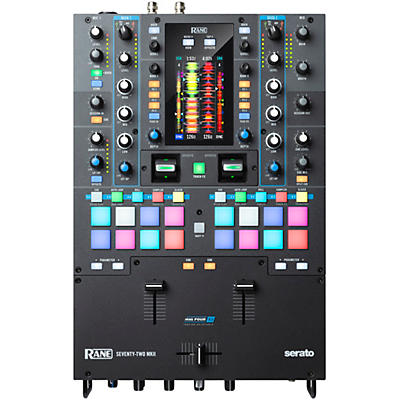 RANE SEVENTY-TWO MKII Battle-Ready 2-Channel DJ Mixer with Multi-Touch Screen and Serato DJ