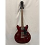 Used Guild SF 1-12DC Hollow Body Electric Guitar Black Cherry