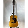 Used Samick SF 18-12 12 String Acoustic Guitar Worn Natural