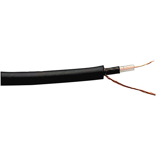 Rapco SF24GA Bulk Single Conductor Shielded Instrument Cable 100 ft. Black