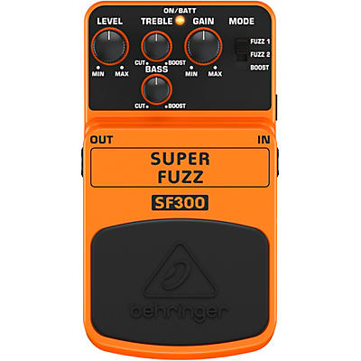 Behringer SF300 Super Fuzz Effects Pedal