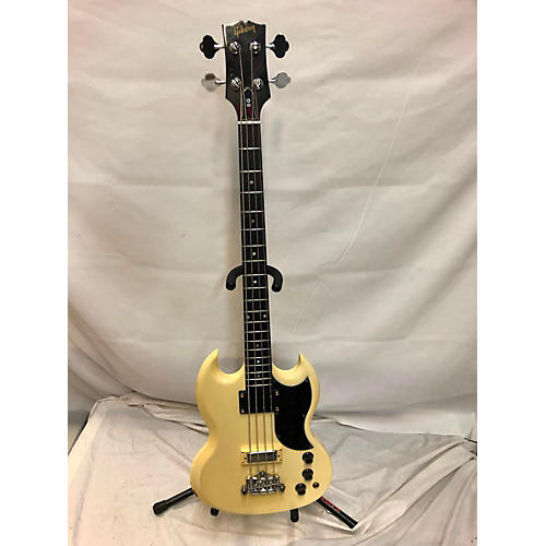 Gibson SG Bass Electric Bass Guitar Antique White