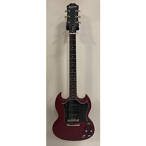 Epiphone SG Classic Worn P90 Solid Body Electric Guitar Worn Cherry