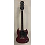Used Epiphone SG Classic Worn P90 Solid Body Electric Guitar Worn Cherry