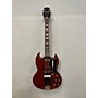 Used Gibson SG Custom Maestro Reissue Solid Body Electric Guitar Trans Red