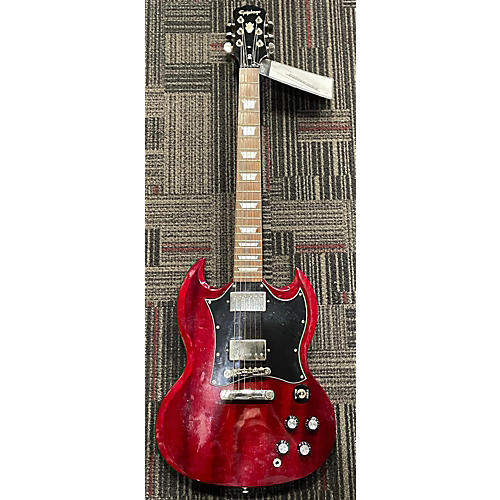 Epiphone SG Custom Maestro Solid Body Electric Guitar Wine Red
