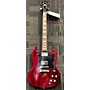 Used Epiphone SG Custom Maestro Solid Body Electric Guitar Wine Red