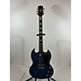 Used Epiphone SG Custom Solid Body Electric Guitar Viper Blue