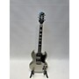 Used Epiphone SG Custom Solid Body Electric Guitar Silver Sparkle