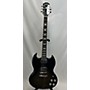 Used Epiphone SG Modern Hollow Body Electric Guitar Trans Black