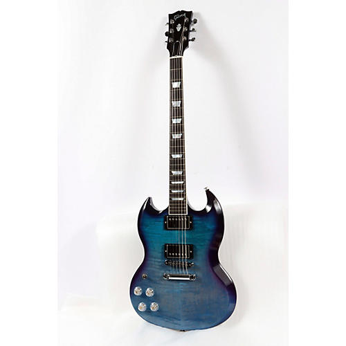 Gibson SG Modern Left-Handed Electric Guitar Condition 3 - Scratch and Dent Blueberry Fade 197881166830