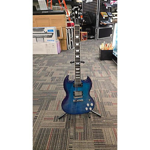 Gibson SG Modern Solid Body Electric Guitar Blueberry Fade