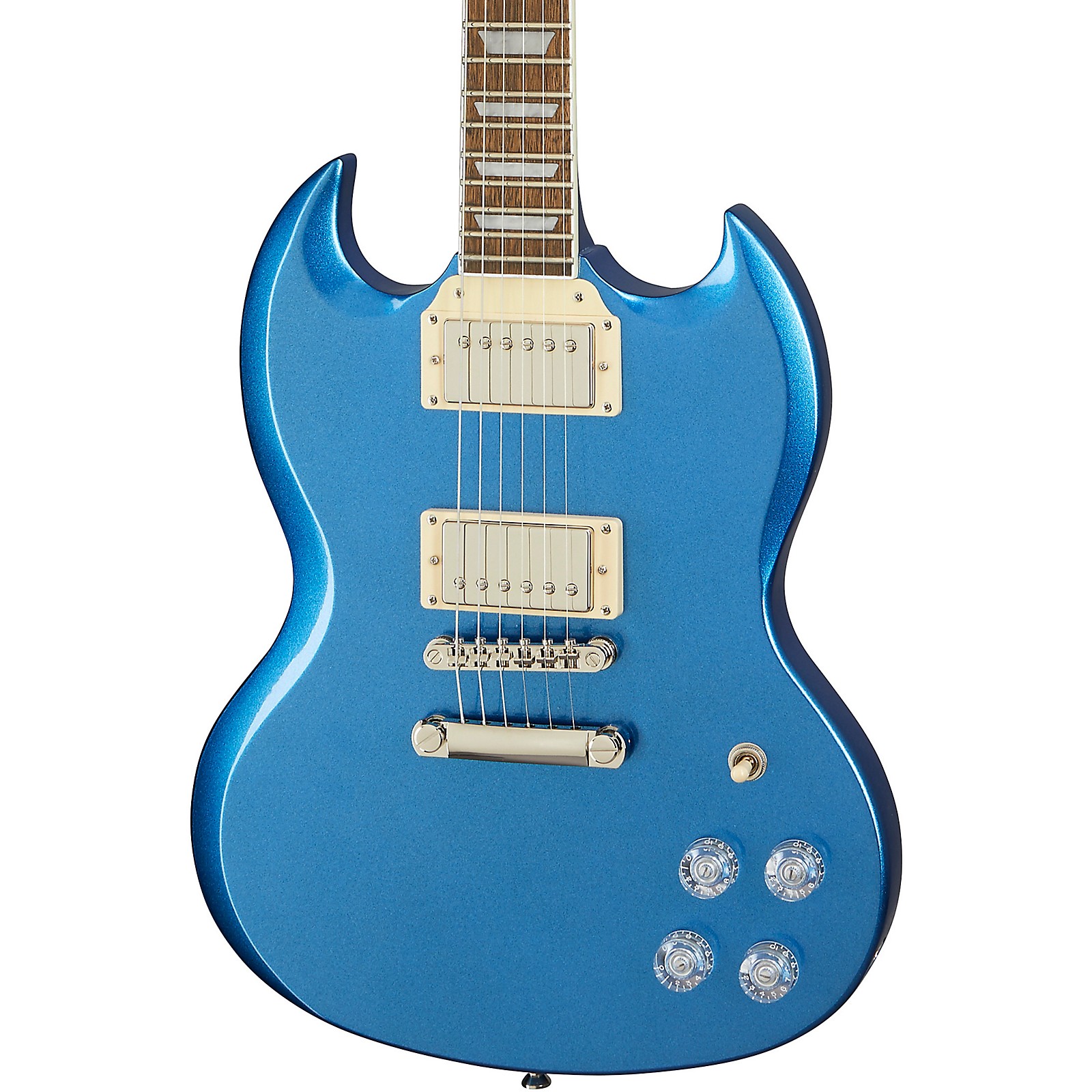 Epiphone SG Muse Solidbody Electric Guitar Radio Blue Metallic
