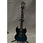 Used Epiphone SG Prophecy Custom GX Solid Body Electric Guitar BLUE TIGER AGED GLOSS