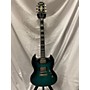 Used Epiphone SG Prophecy Custom GX Solid Body Electric Guitar Blue Tiger Aged Gloss