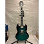 Used Epiphone SG Prophecy Solid Body Electric Guitar Blue Tiger Aged Gloss