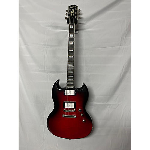 Epiphone SG Prophecy Solid Body Electric Guitar Red Tiger Aged Gloss