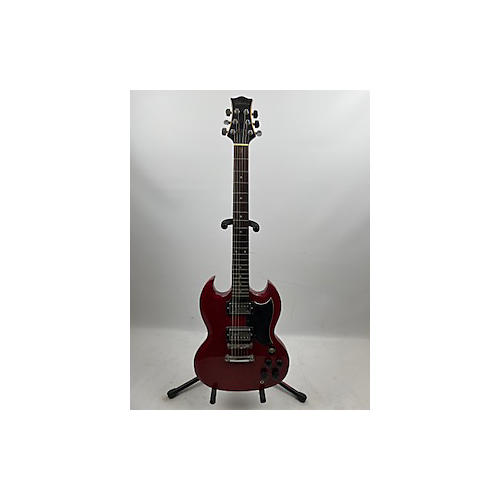 Silvertone SG STYLE Solid Body Electric Guitar Cherry