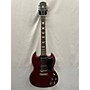Used Epiphone SG Solid Body Electric Guitar Satin Red