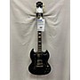 Used Epiphone SG Standard Solid Body Electric Guitar black sparkle