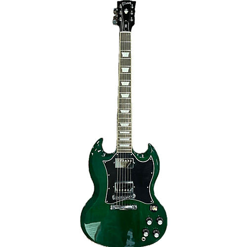 Gibson SG Standard Solid Body Electric Guitar Trans Green
