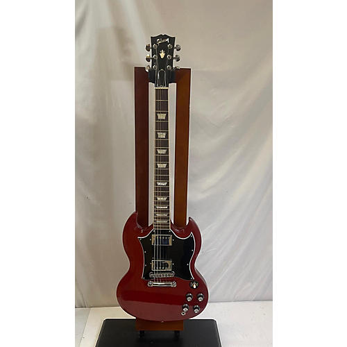 Gibson SG Standard Solid Body Electric Guitar Trans Red