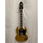 Used Epiphone SG Traditional Pro Solid Body Electric Guitar Metallic Gold