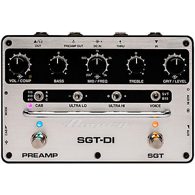 Ampeg SGT-DI All-in-One Bass Box Effects Pedal -