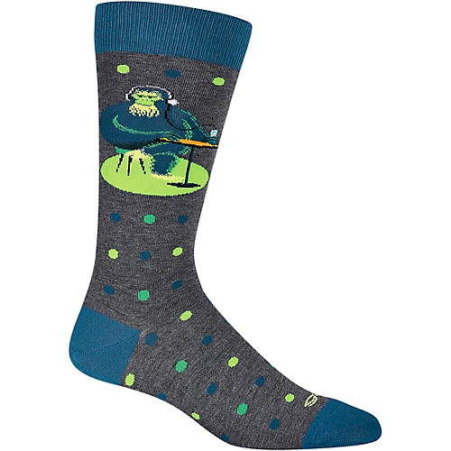 SHAG Men's Gorilla Dot Crew Socks