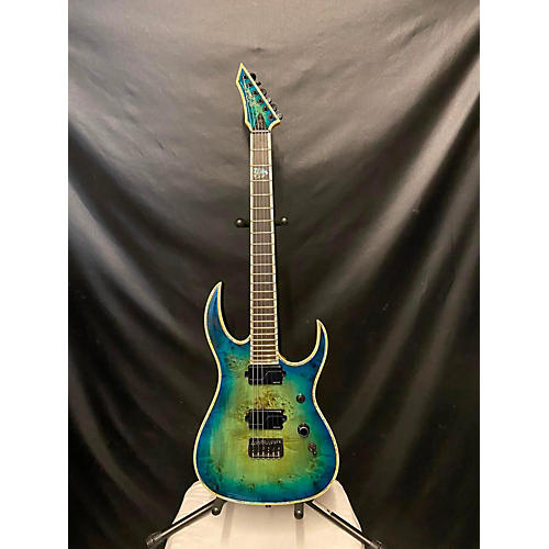 B.C. Rich SHREDZILLA EXTREME EXOTIC Solid Body Electric Guitar Cyan Blue