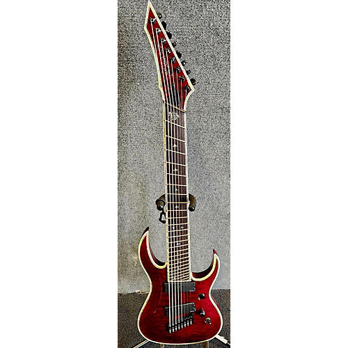 B.C. Rich SHREDZILLA PROPHECY 8STR Solid Body Electric Guitar Black Cherry