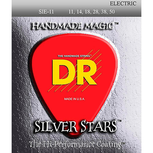 SIE-11 Silver Stars Coated Medium-Lite Electric Guitar Strings