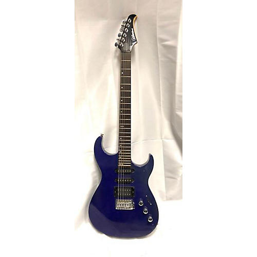 Silvertone SIK Solid Body Electric Guitar Blue