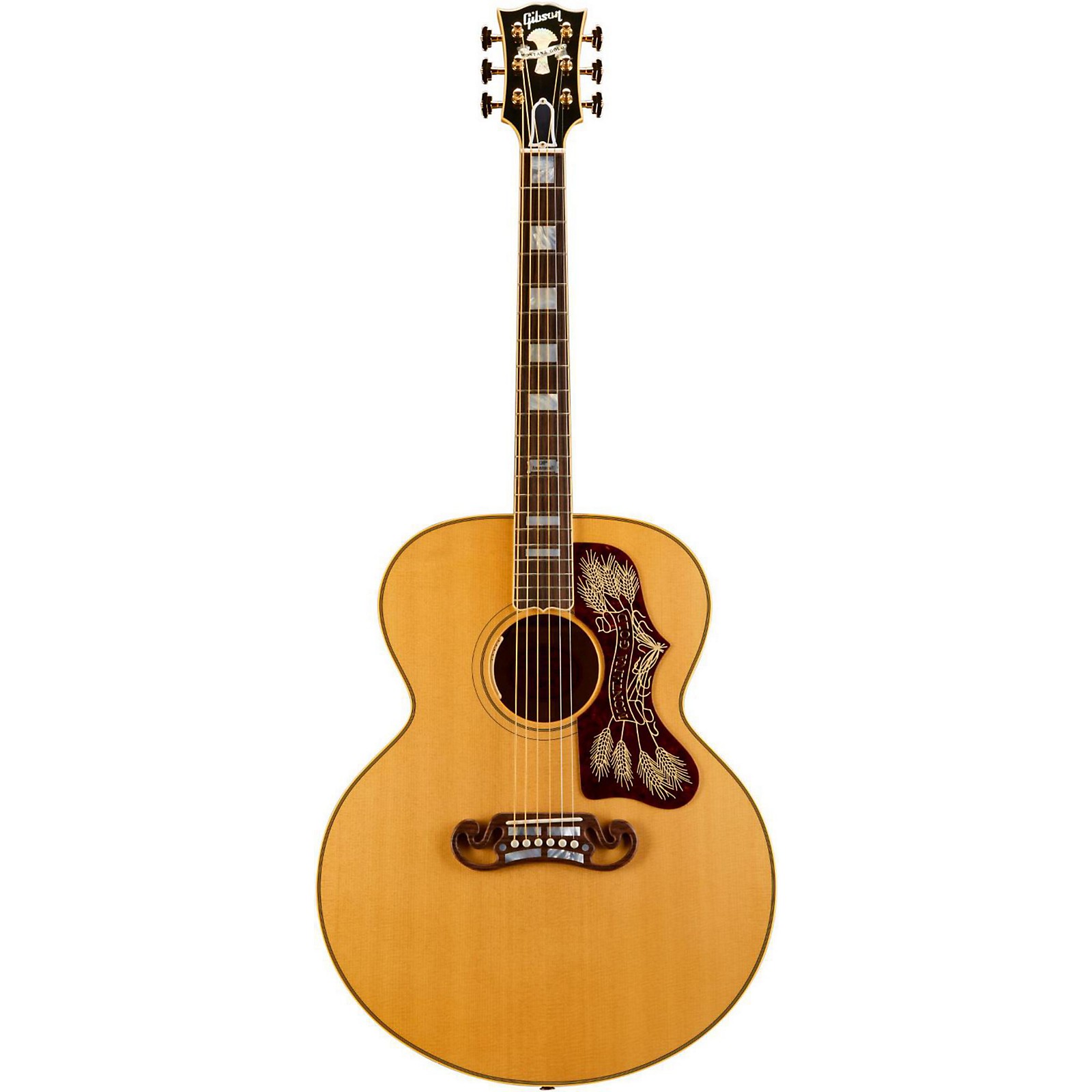 Gibson SJ-200 Montana Gold Custom Anniversary Acoustic-Electric Guitar ...