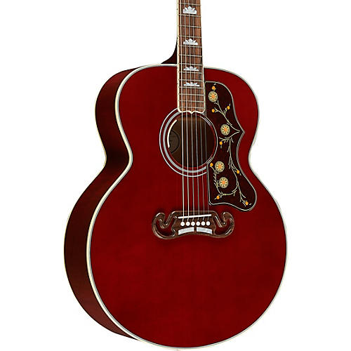 Gibson SJ-200 Standard Acoustic-Electric Guitar Wine Red