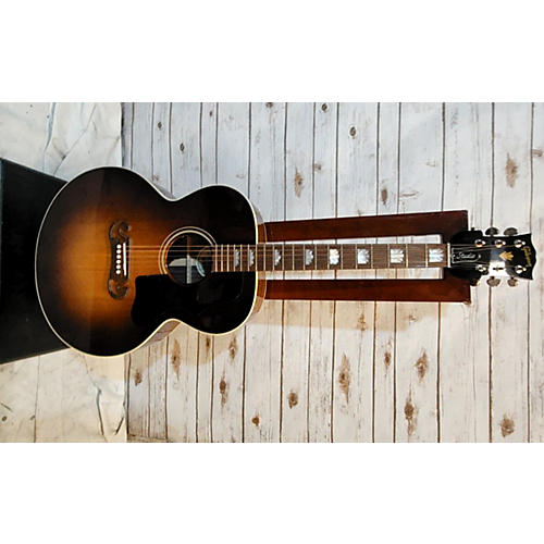 Gibson SJ200 Studio Super Jumbo Acoustic Electric Guitar walnut burst