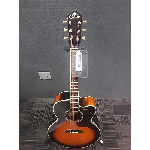 Crafter Guitars SJC330EQ Acoustic Guitar Sunburst